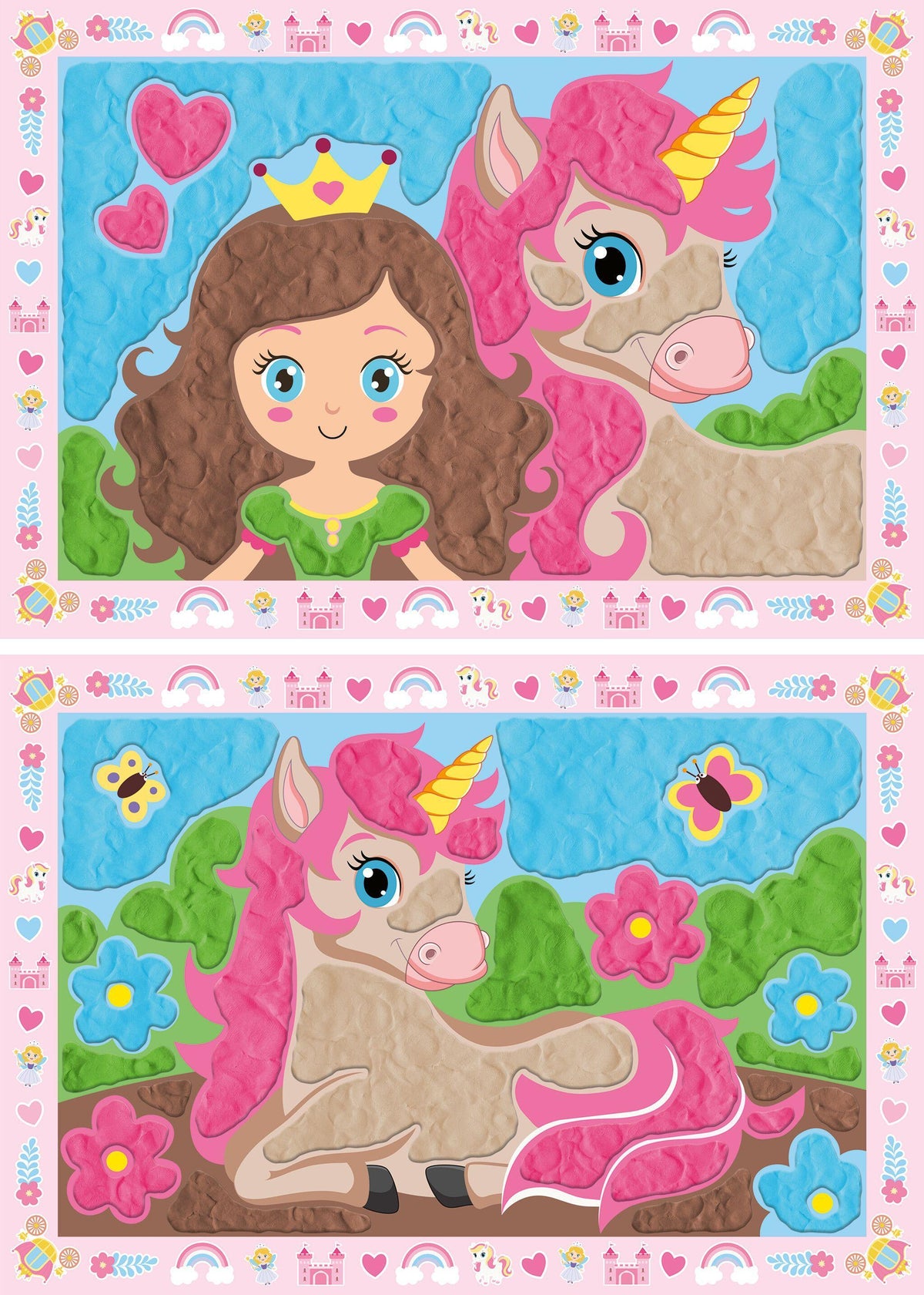 My First CreArt - Kneten nach Zahlen: Einhornglück