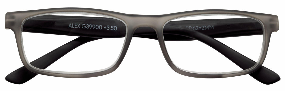 Lesebrille ALEX, anthrazit, +1.50 dpt