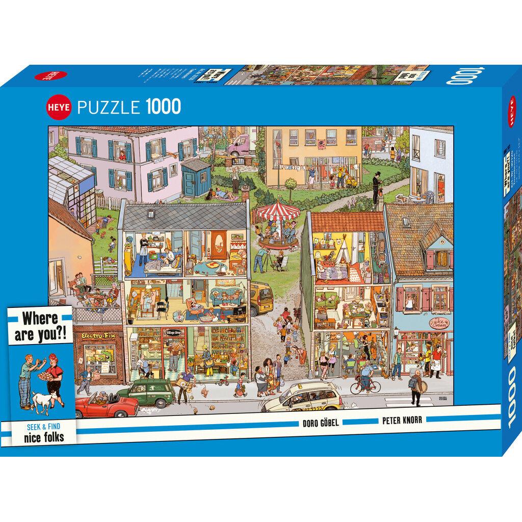 Wimmelbild Townhouses