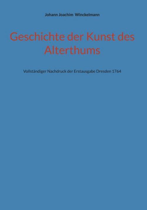 Geschichte der Kunst des Alterthums