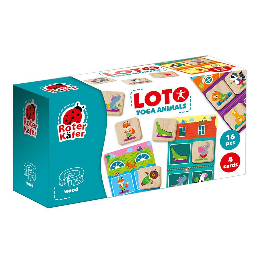Lernspiel Lotto Yoga Tiere