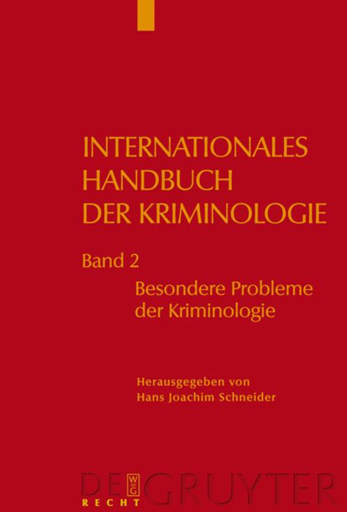 Besondere Probleme der Kriminologie