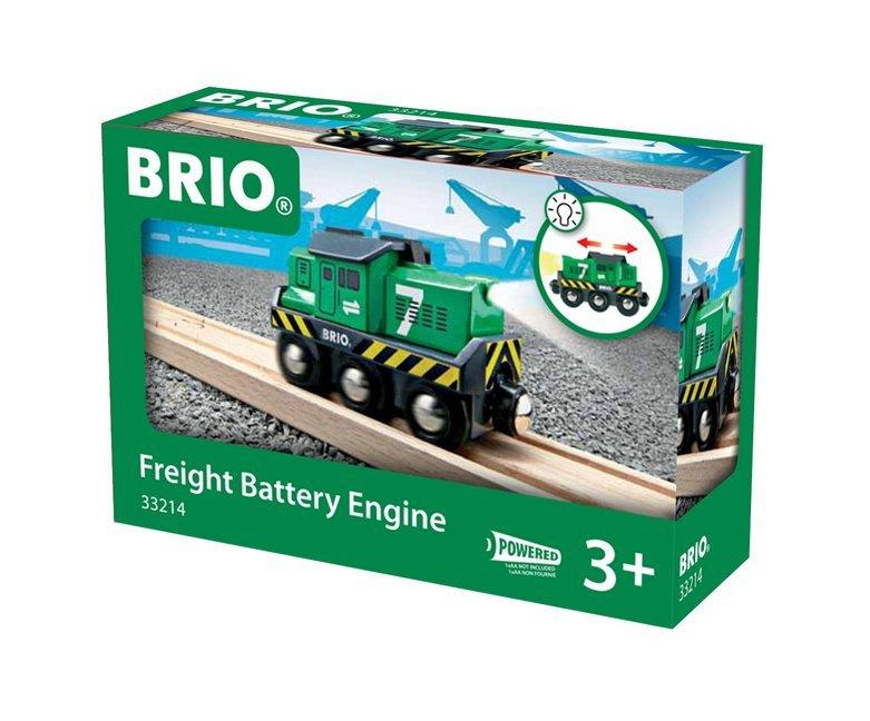 BRIO World - Batterie-Frachtlok