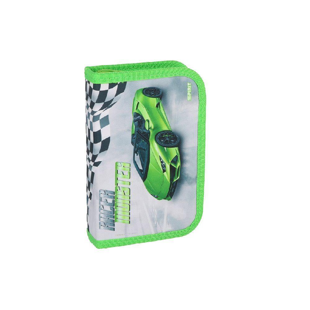 Schüleretui \"Racer Monster\" 1Zip 28-tlg.