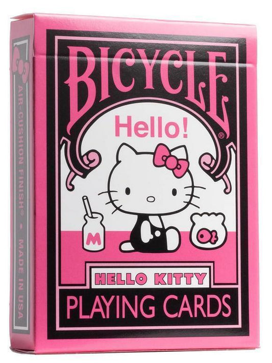 Bicycle Hello Kitty - Black and Pink (Designer Spielkarten, Poker, Skat...)
