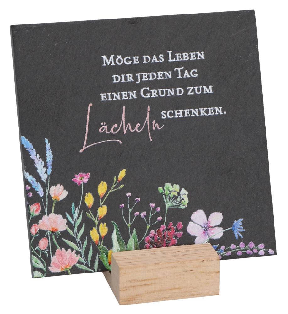 Schiefertafel - Ein Grund zum Lächeln