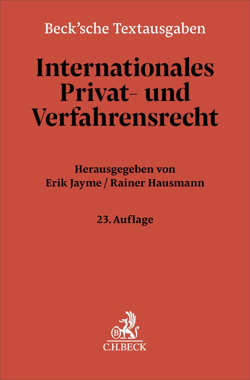 Internationales Privat- und Verfahrensrecht