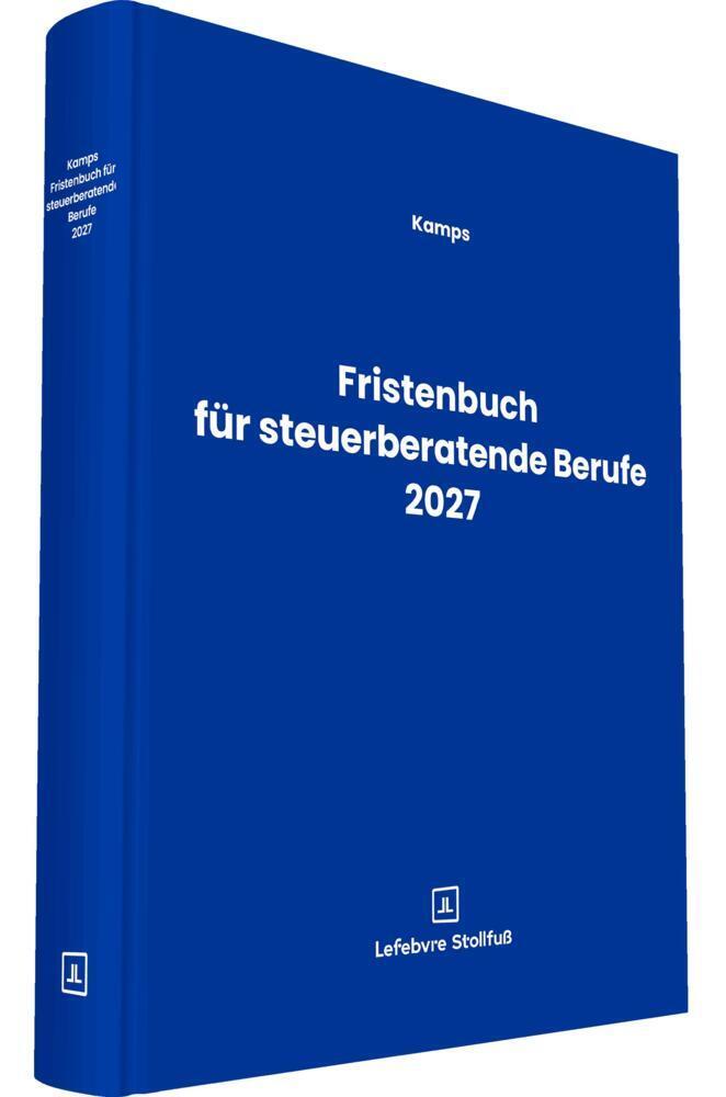 Fristenbuch für steuerberatende Berufe 2027