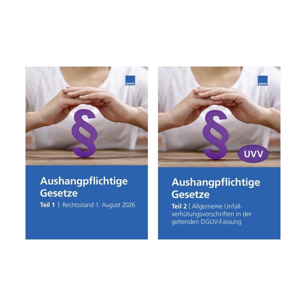 Aushangpflichtige Gesetze