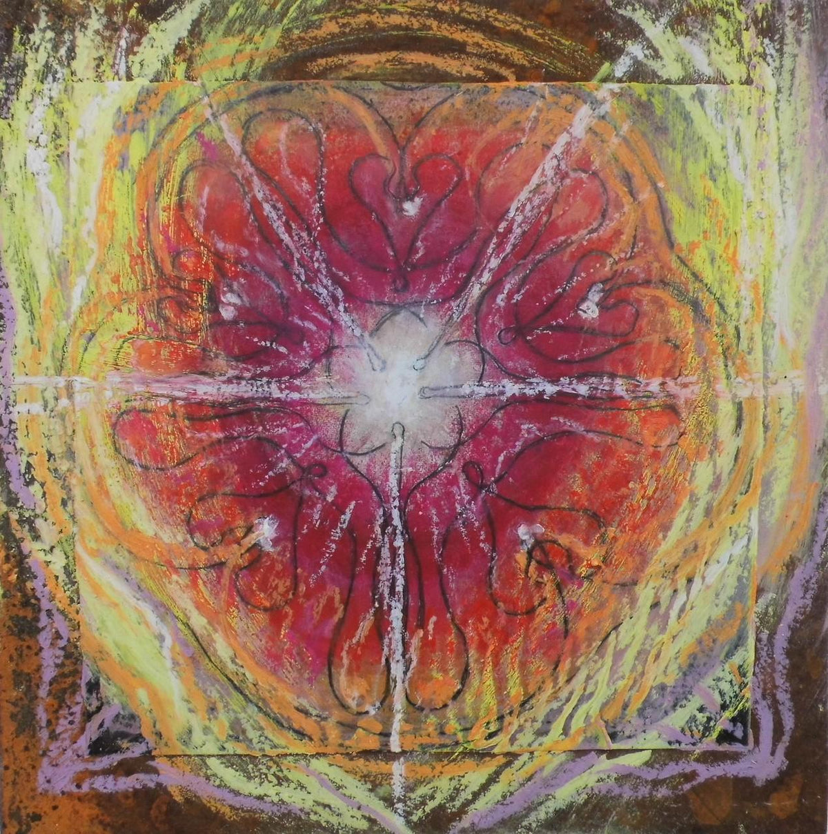 Triptychon Erzengel Gabriel, sein Engelsiegel