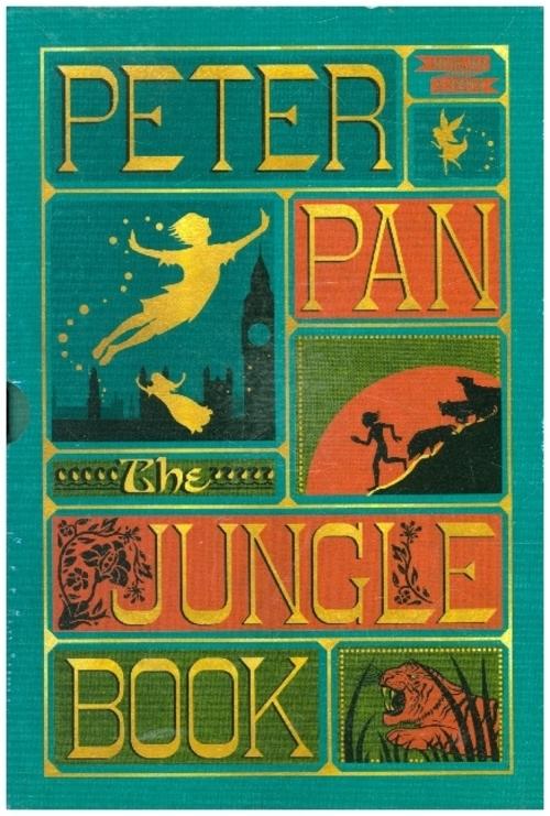 Peter Pan and Jungle Book, The [Minalima Illustrated Classics  Boxed Set]