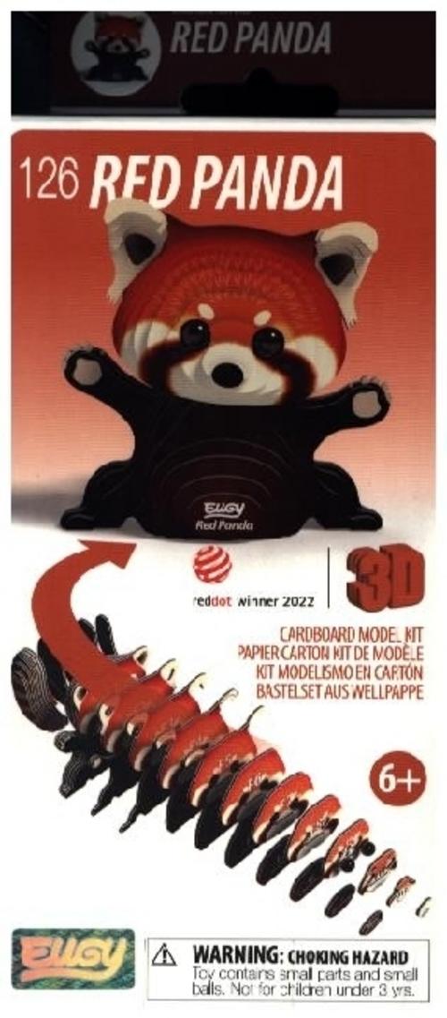 EUGY 3D-Bastelset Roter Panda