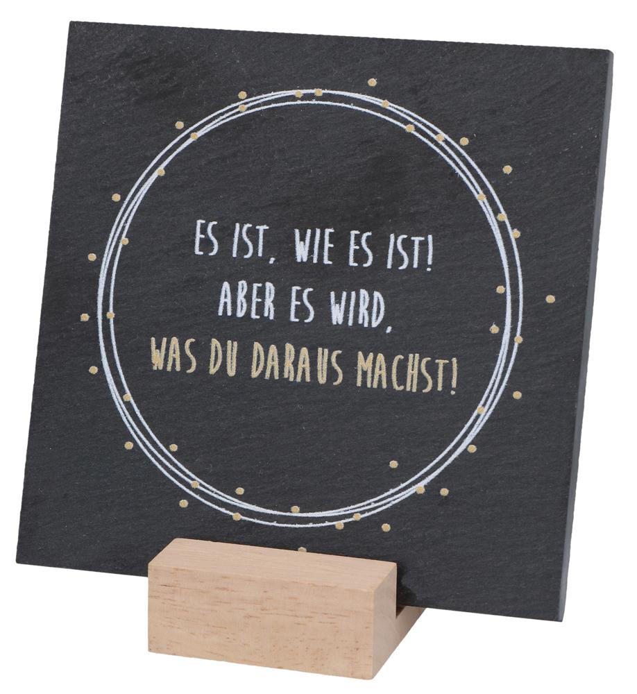 Schiefertafel - Zuversicht