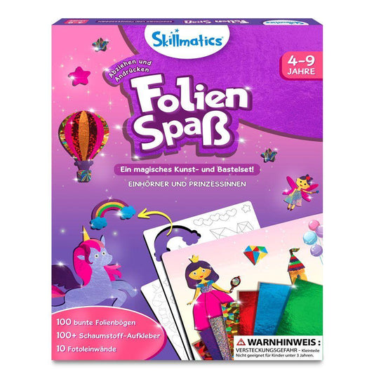 Folienspaß Einhörner und Prinzessinnen