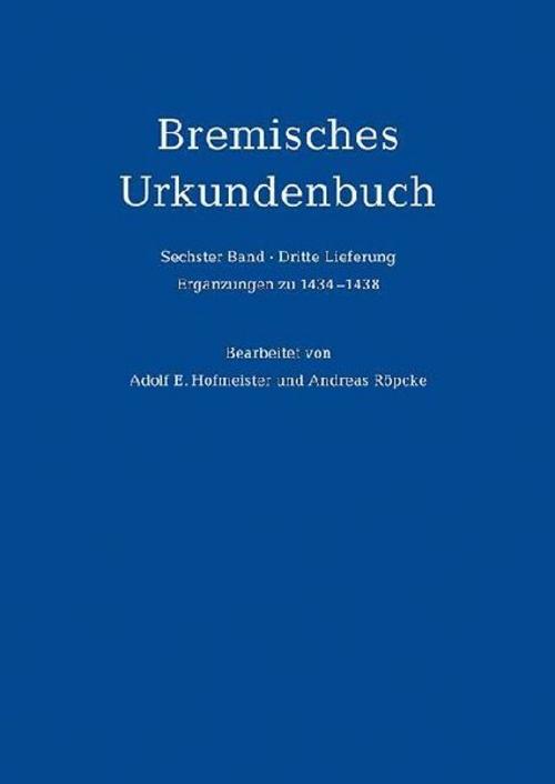 Bremisches Urkundenbuch