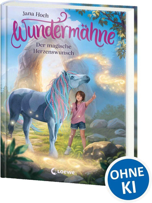 Wundermähne (Band 7) - Der magische Herzenswunsch: Ein gemaltes Traumpferd und ein verborgenes Tal erwarten dich - Fantastische Kinderbuchreihe zum Davonträumen für Pferdefans ab 7 Jahren