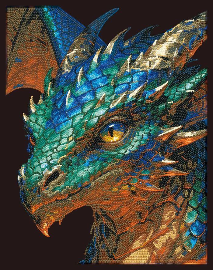 DIAMOND DOTZ - Diamond Painting Neon Drache