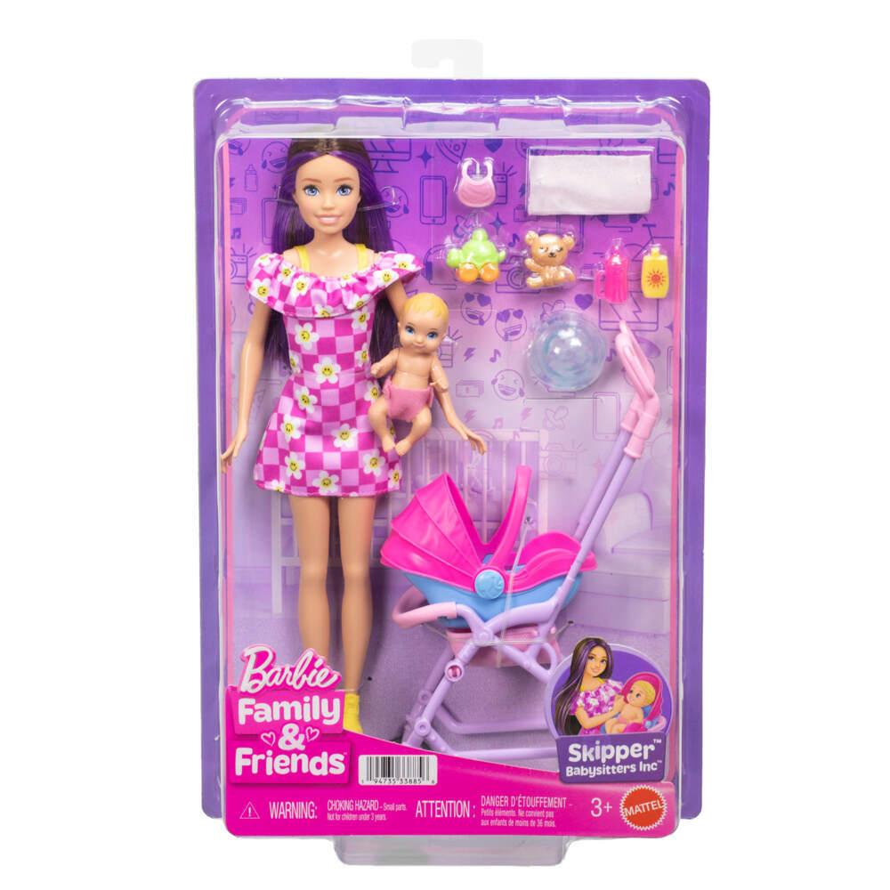 Barbie \"Skipper Babysitters Inc.\" Kinderwagen Spielset