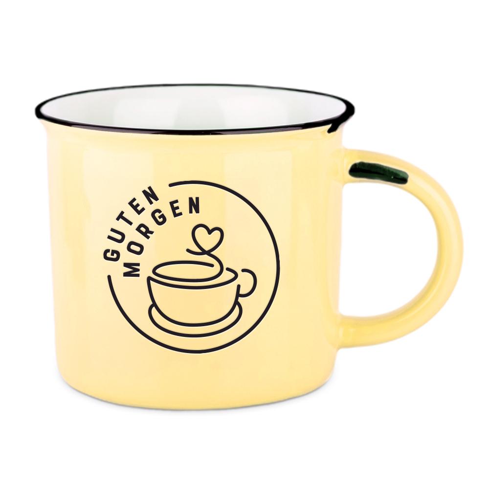 Becher Vintage Guten Morgen