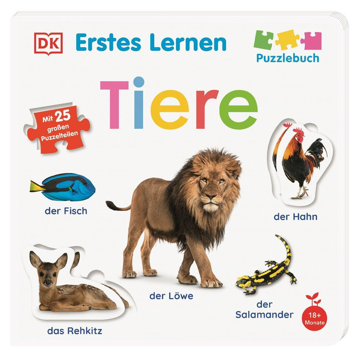 Erstes Lernen Puzzlebuch. Tiere