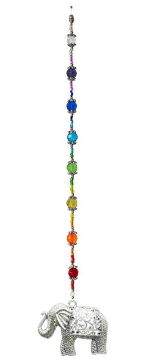 Suncatcher \"Rainbow Elephant\"