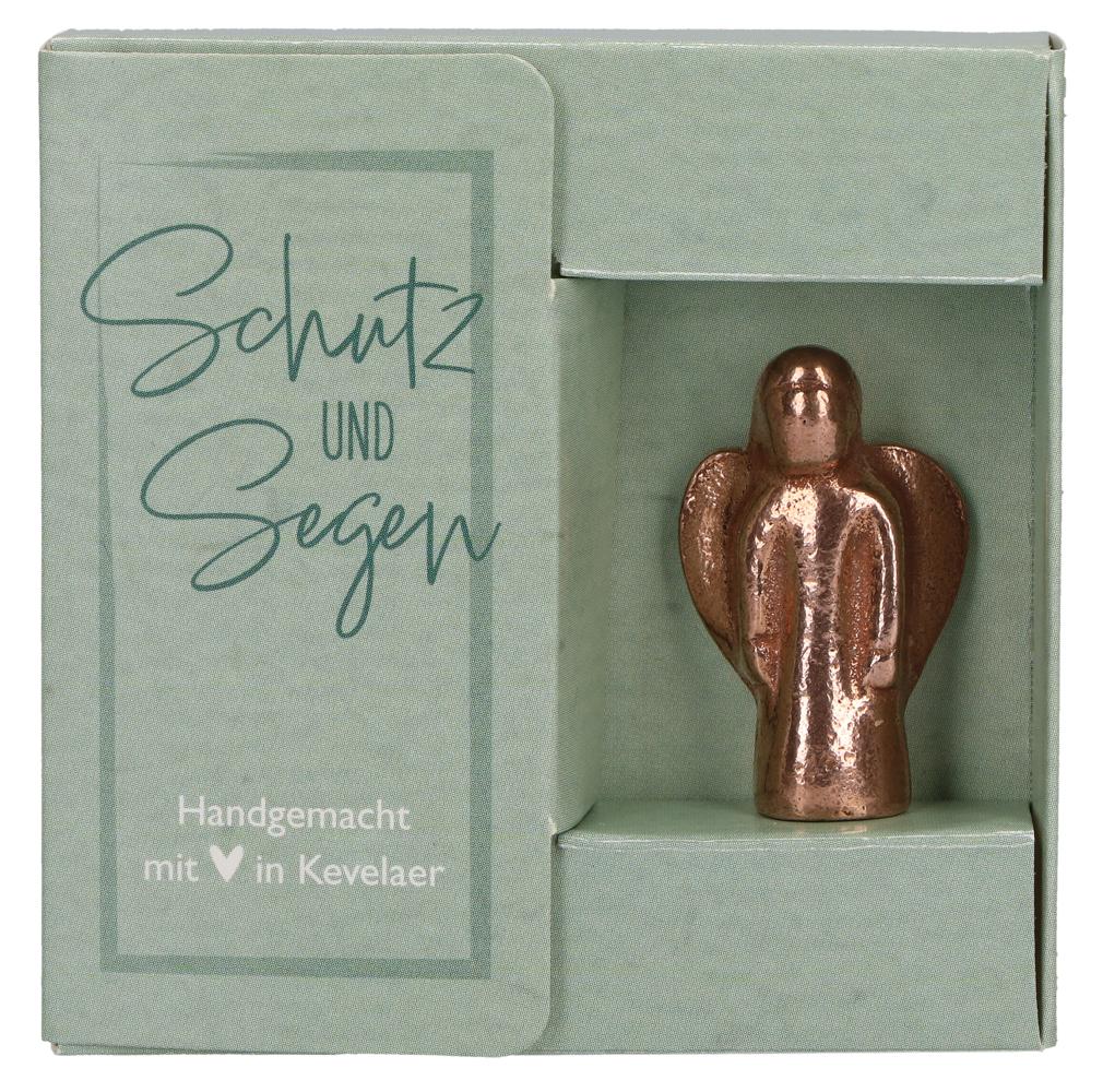 Engelfigur aus Bronze - Schutz und Segen