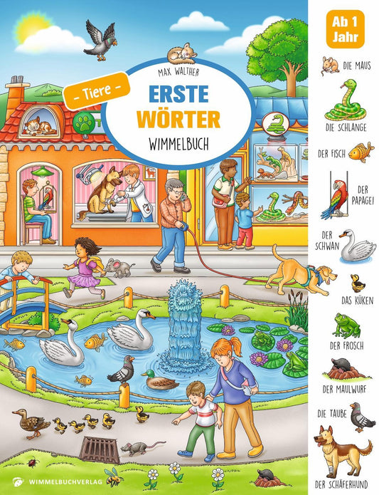 Erste Wörter Wimmelbuch Tiere