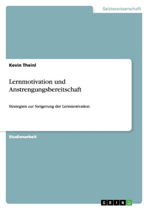 Lernmotivation und Anstrengungsbereitschaft