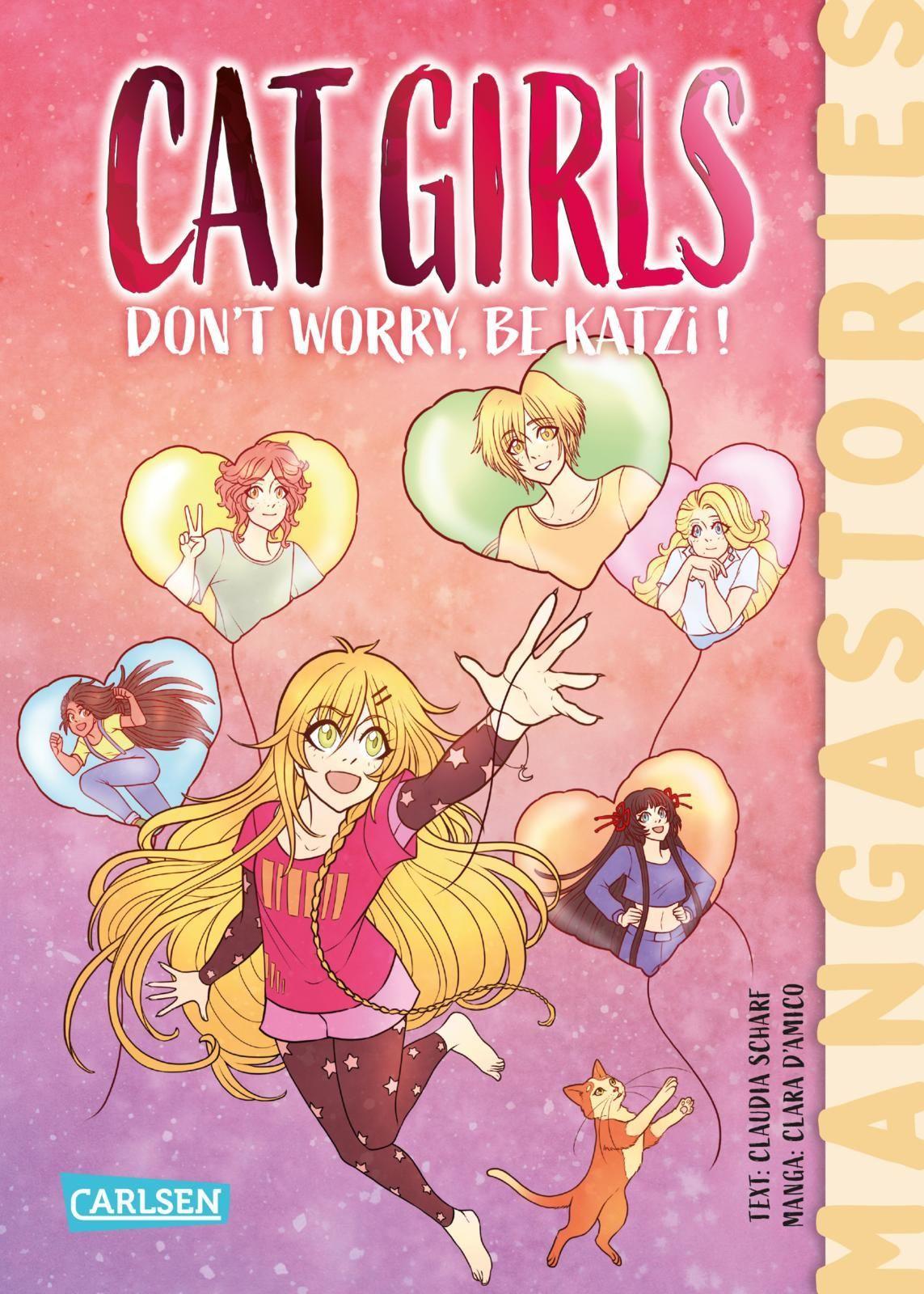 CAT GIRLS Band 4: Don't worry, be Katzi!: Manga-Stories | Spannende Fantasy für Mädchen ab 10 Jahren mit vielen Manga-Illustrationen und kurzen Kapiteln