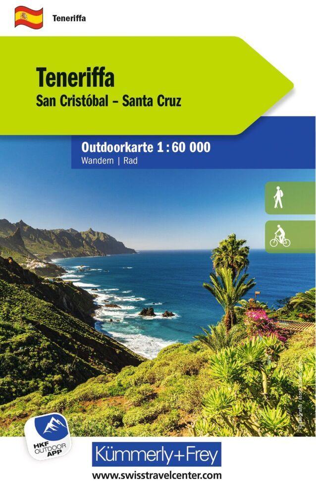 Kümmerly+Frey Outdoorkarte Teneriffa 1:60.000