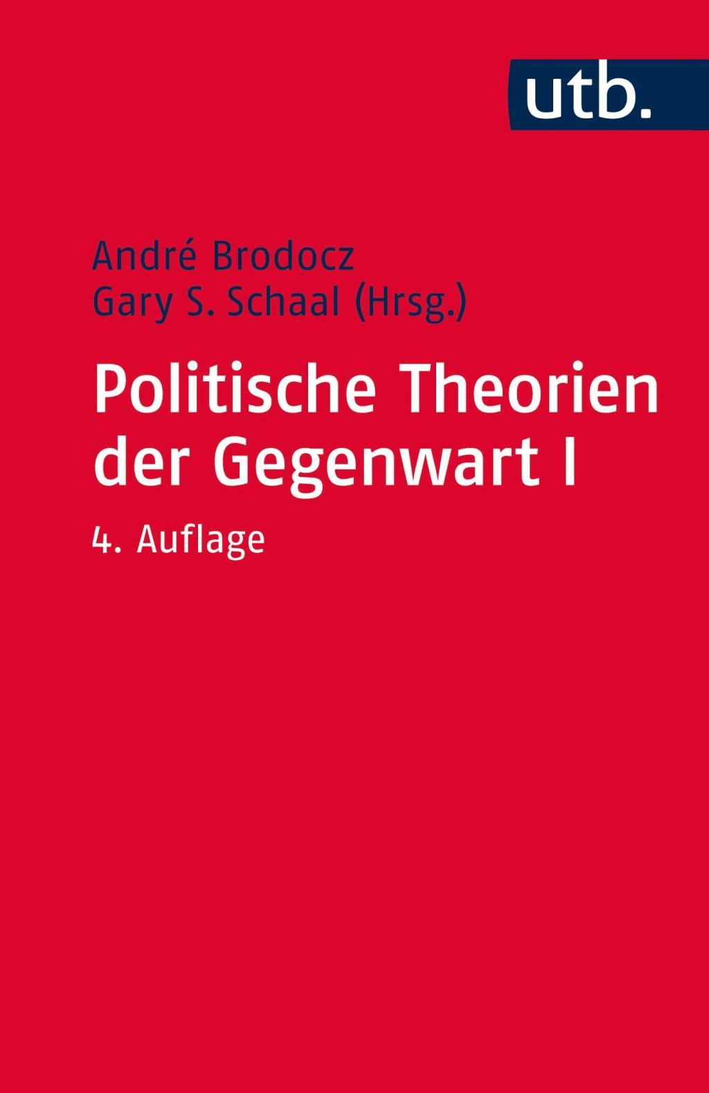 Politische Theorien der Gegenwart I.Bd.1