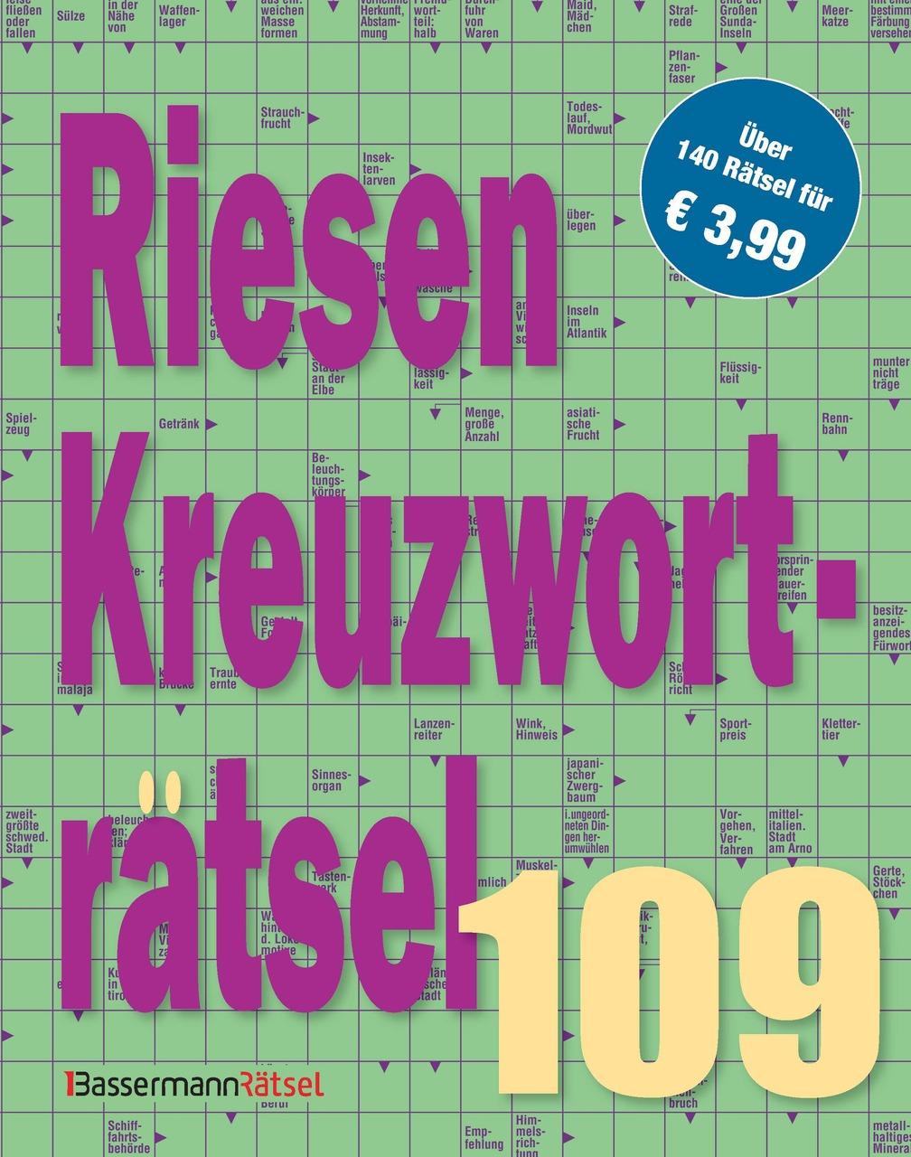 Riesen-Kreuzworträtsel 109 (5 Exemplare à 3,99 EUR)