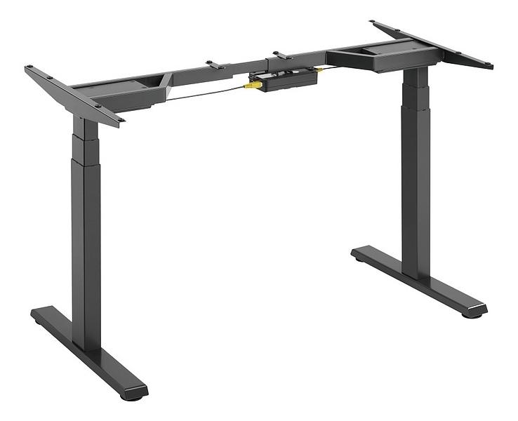 RAIDSONIC Ergonomisches Tischgestell, motorisierte Sit-Stand Lösung ohne Tischplatte, 2 Motoren