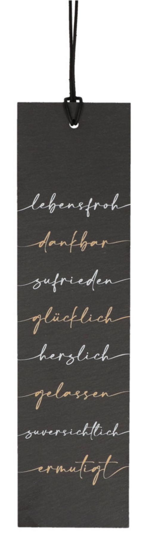 Schiefertafel - Affirmationen