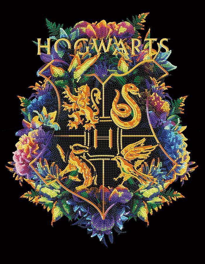 DIAMOND DOTZ - Diamond Painting Hogwarts Wappen