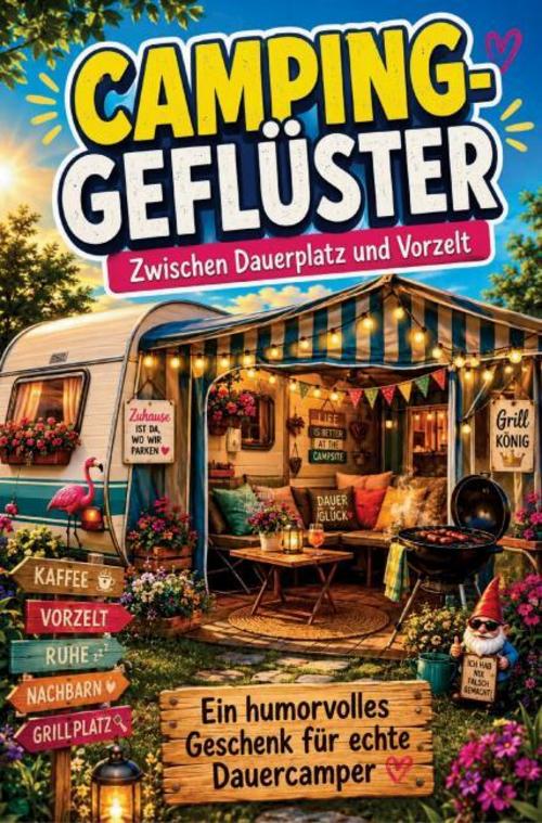 Camping-Geflüster - Zwischen Dauerplatz und Vorzelt: Ein humorvolles Geschenk für Dauercamper und Wohnwagenbesitzer - vom Leben auf dem Dauerplatz