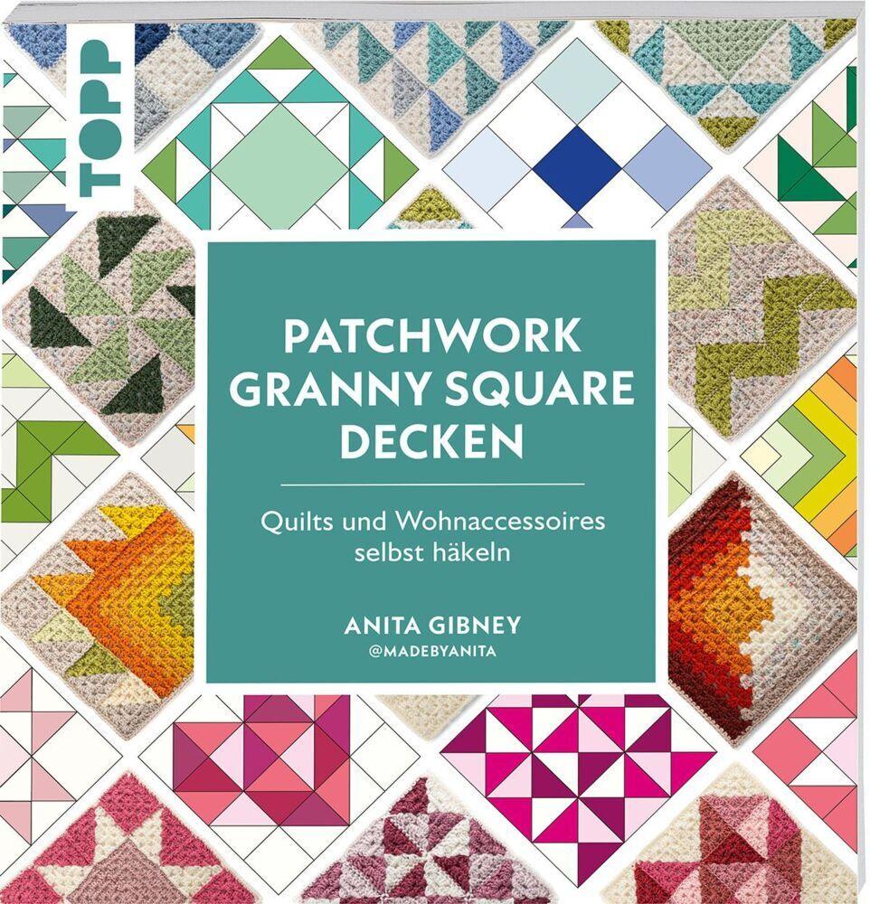 Patchwork Granny Square Decken