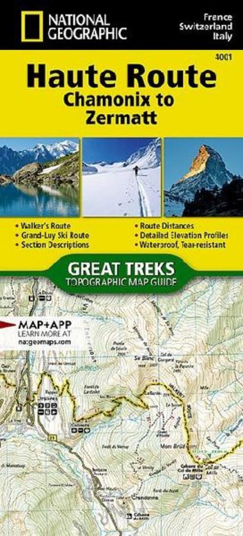 Haute Route (Chamonix-Zermatt) (France, Switzerland) 1:50 000
