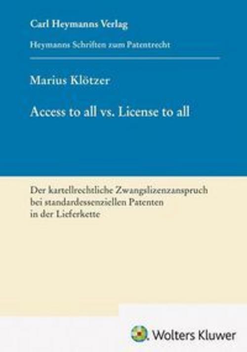 Access to all vs. License to all (HSP 31 )