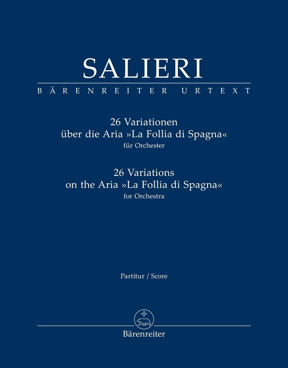26 Variationen über die Aria \"La Follia di Spagna\" für Orchester