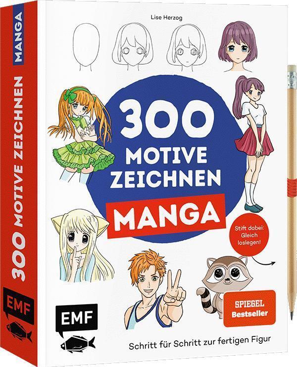 300 Motive zeichnen - Manga