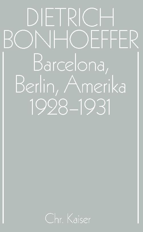 Barcelona, Berlin, Amerika 1928-1931