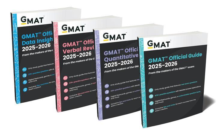 GMAT Official Guide 2025-2026 Bundle: Books + Onli ne Question Bank