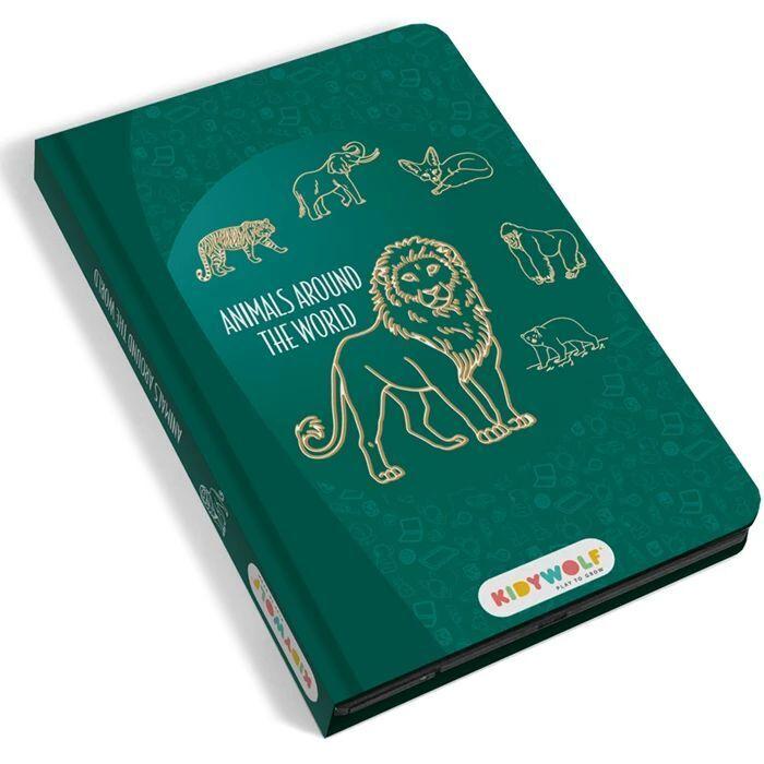 KIDYWOLF - Leuchtende Designtafel mini Wilde Tiere