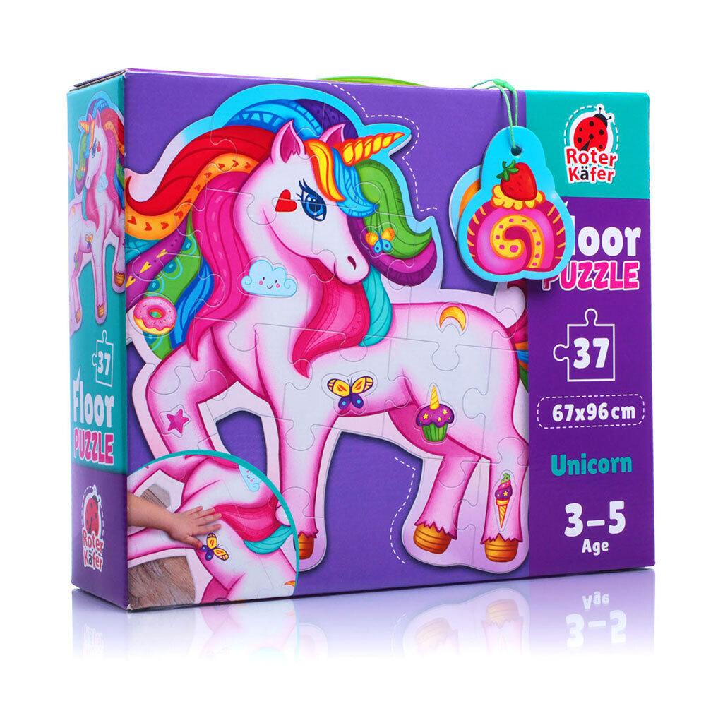 Puzzle Roter Käfer Bodenpuzzle Ein magisches Einhorn  RK7010-03
