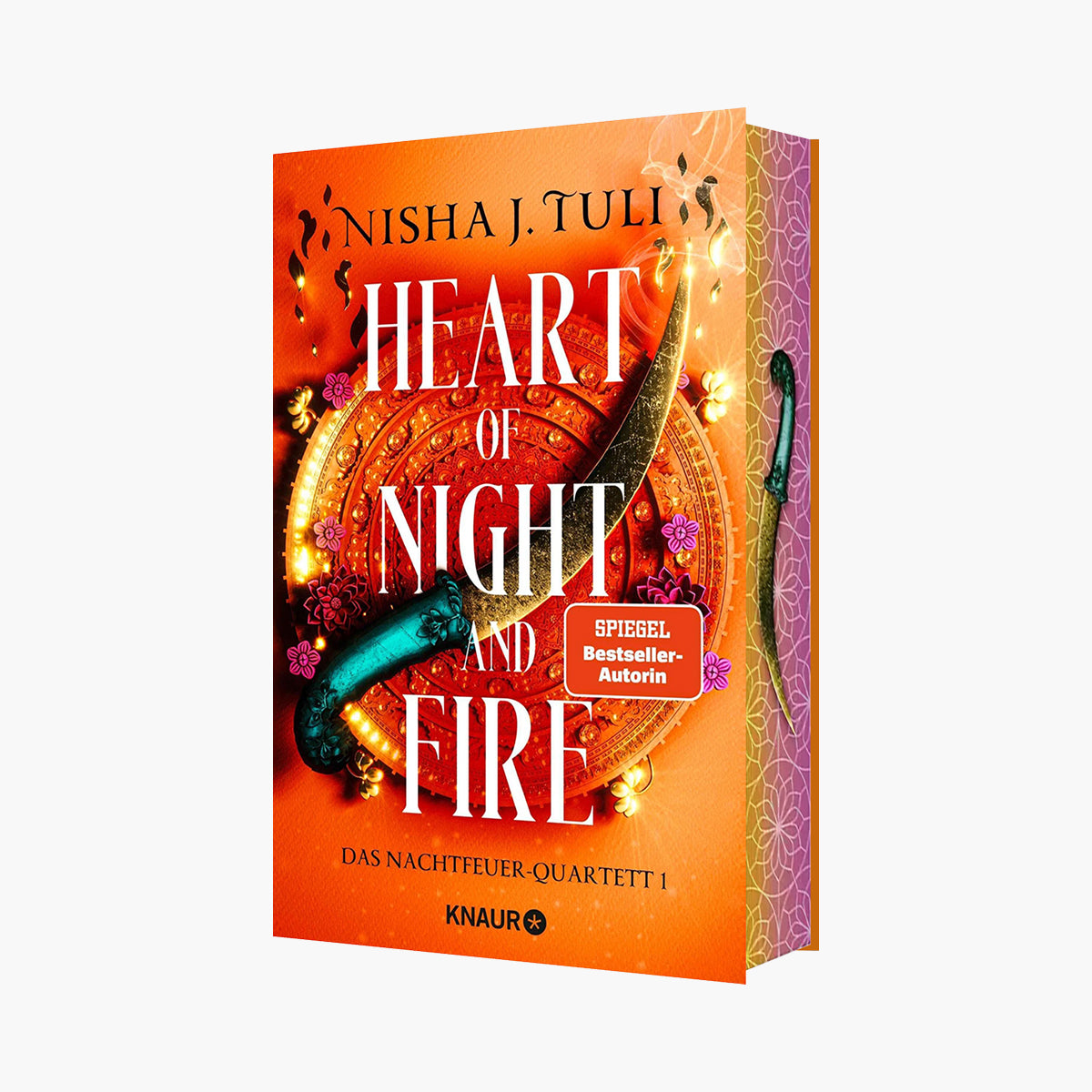 Band 1 Heart of Nights and Fire - Der Nachtfeuer Quartett-Reihe von Nisha J. Tuli - Farbschnitt-Edition bei Buchserien.de