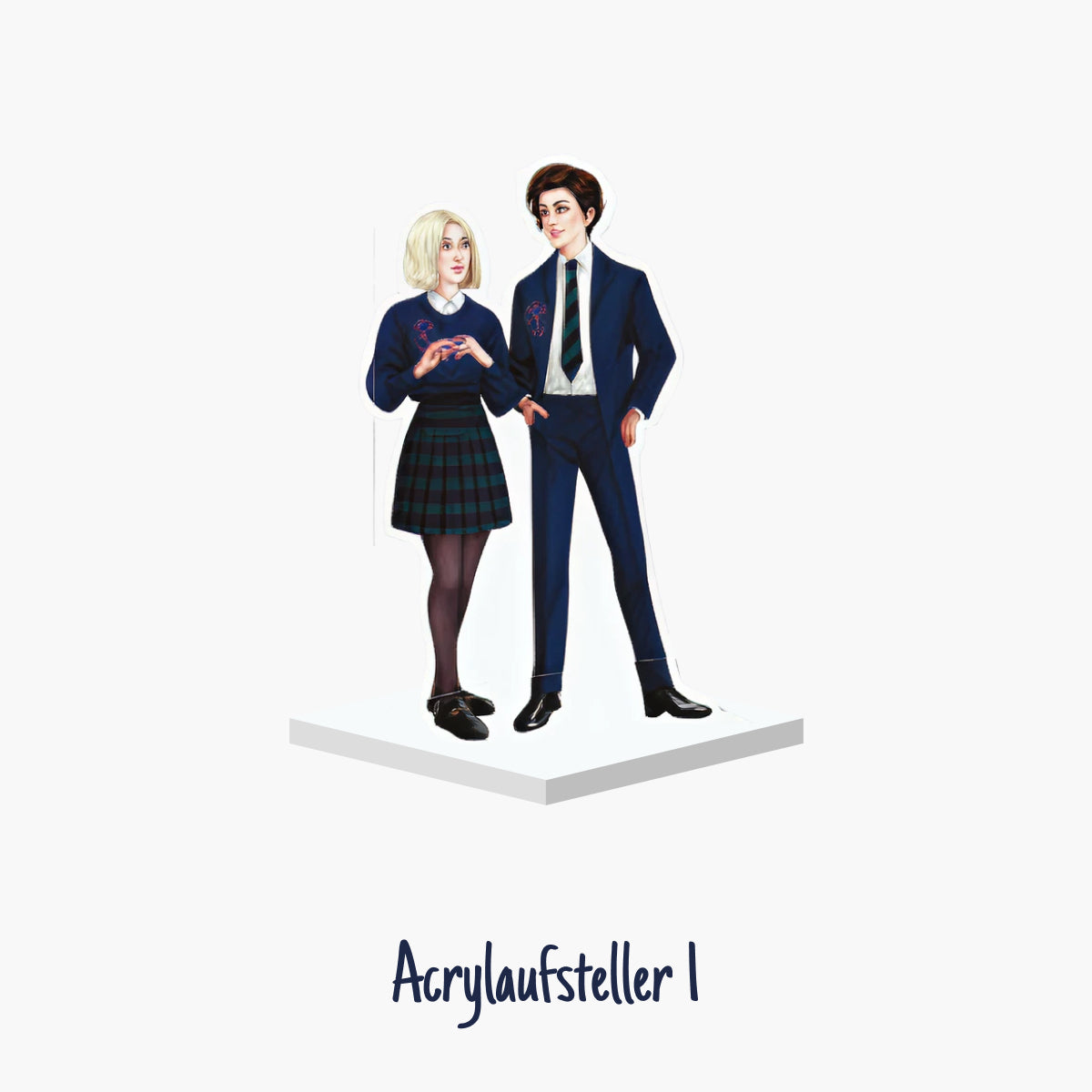 Acrylaussteller 1  Anywhere zur Dunbridge Academy 2.0-Reihe von Sarah Sprinz – Charakterfiguren als Acrylfigur bei Buchserien.de