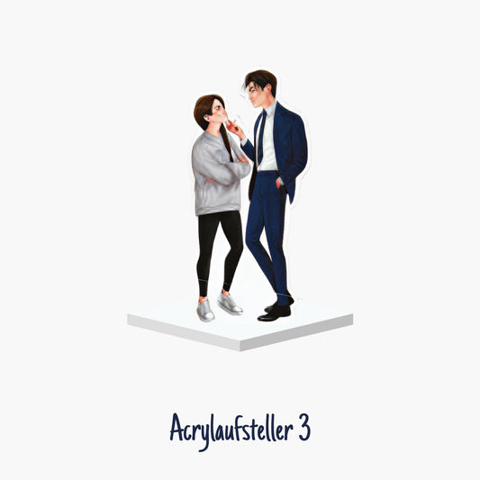 Acrylaussteller 3 Anytime zur Dunbridge Academy 2.0-Reihe von Sarah Sprinz – Charakterfiguren als Acrylfigur bei Buchserien.de