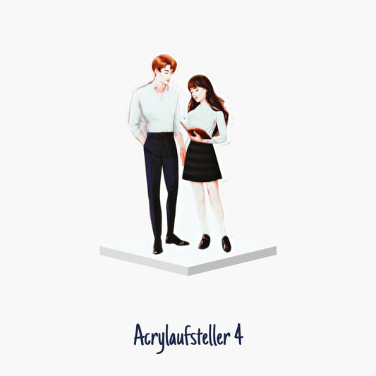 Acrylaussteller 4 Anymore zur Dunbridge Academy 2.0-Reihe von Sarah Sprinz – Charakterfiguren als Acrylfigur bei Buchserien.de