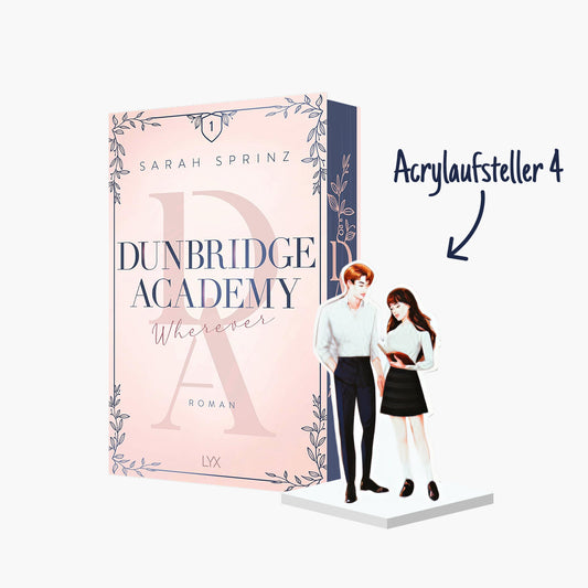 Acrylaussteller 4 zur Dunbridge Academy 2.0-Reihe von Sarah Sprinz – Charakterfiguren als Acrylfigur bei Buchserien.de